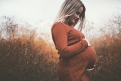 Babybauch Landschaft